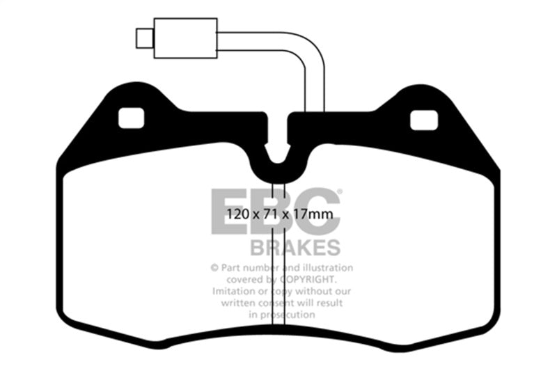 
                      
                        EBC 94-03 Ferrari 456 5.5 Yellowstuff Front Brake Pads
                      
                    