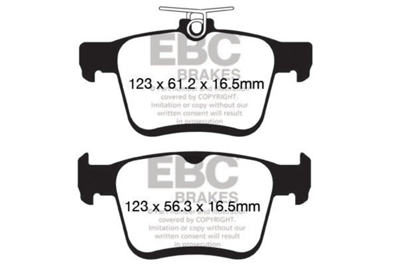 
                      
                        EBC 2017+ Volkswagen Atlas 2.0L Turbo Greenstuff Rear Brake Pads
                      
                    