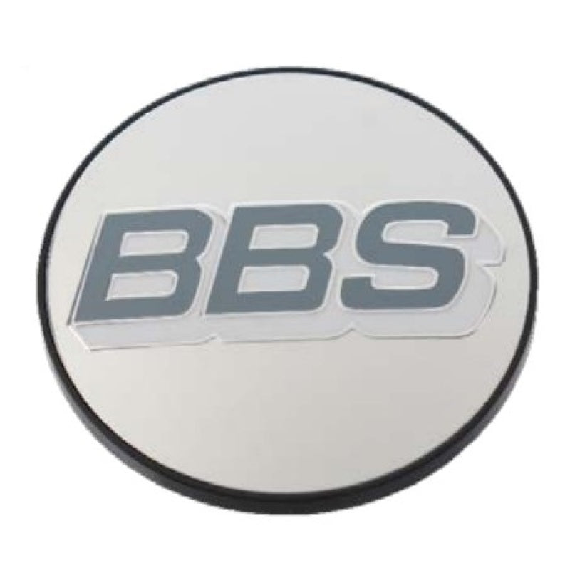 BBS Center Cap 56mm Polished/Grey & White