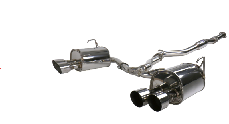 Invidia 15+ Subaru STI 4Dr Q300 Single Layer Stainless Steel Quad Tip Cat-Back Exhaust