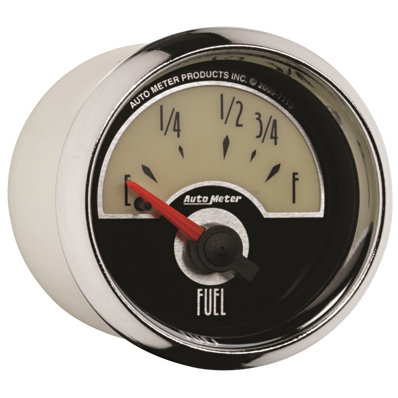 
                      
                        AutoMeter Gauge Fuel Level 2-1/16in. 73 Ohm(e) to 10 Ohm(f) Elec Cruiser
                      
                    