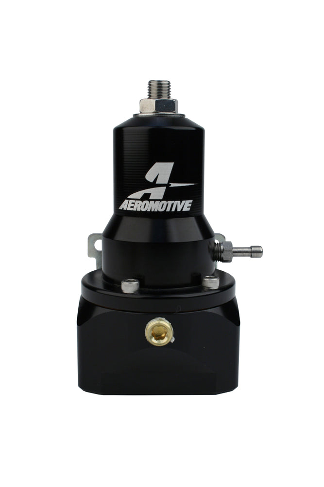 
                      
                        Aeromotive Regulator - 30-120 PSI - .500 Valve - 2x AN-10 Inlets / AN-10 Bypass
                      
                    