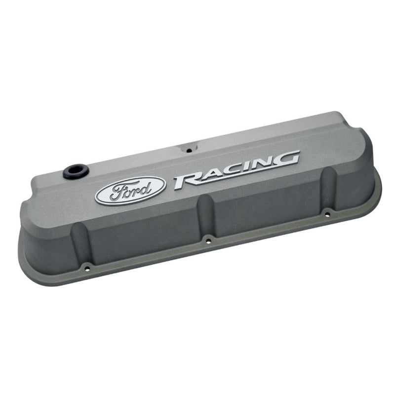 Ford Racing 289-351 Ventildeckel mit schräger Kante, Grau