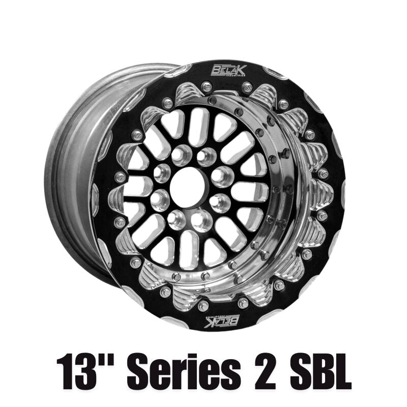 Belak 13x9 / 5in BS / 5x100 BP / High Pad / Series 2 Wheel - Non-Beadlock