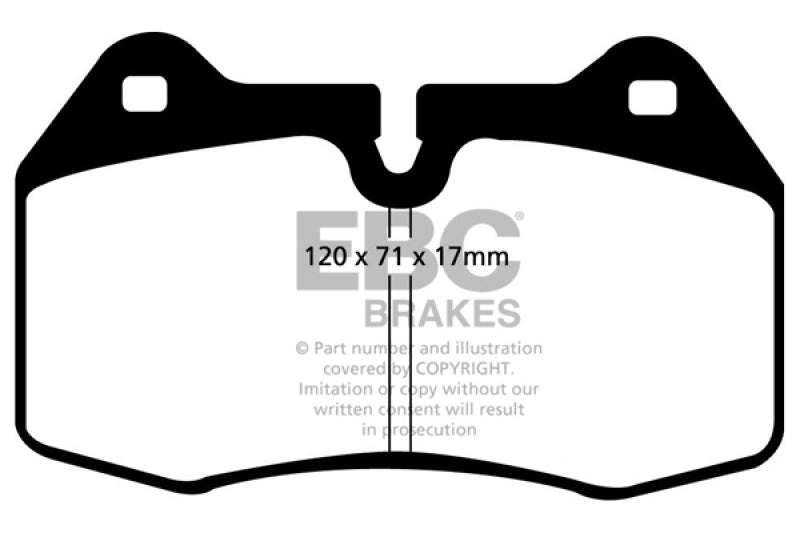 EBC 94-99 BMW M5 3.8 (E34) Bluestuff Front Brake Pads