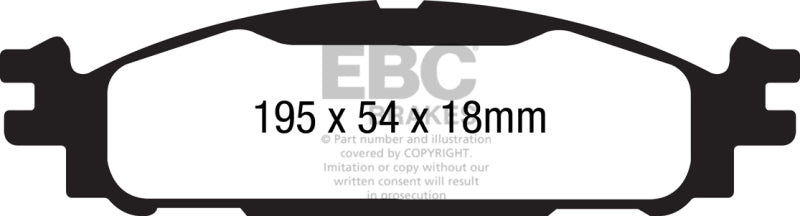 
                      
                        EBC 11-12 Ford Flex 3.5 Greenstuff Front Brake Pads
                      
                    