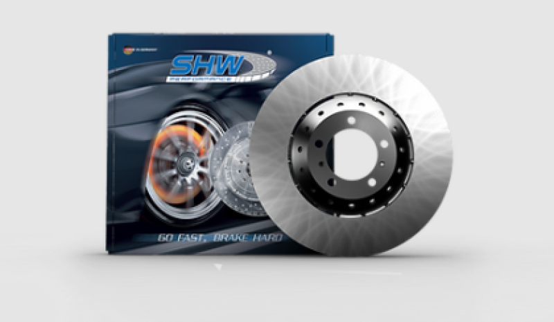 SHW 19-21 Porsche Cayenne S 2.9L w/19in Wheels/NAO Pads Left Frt Smooth LW Brake Rotor (9Y0615301Q)