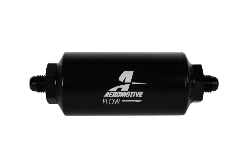 
                      
                        Aeromotive In-Line Filter - (AN-6 Male) 10 Micron Fabric Element Bright Dip Black Finish
                      
                    