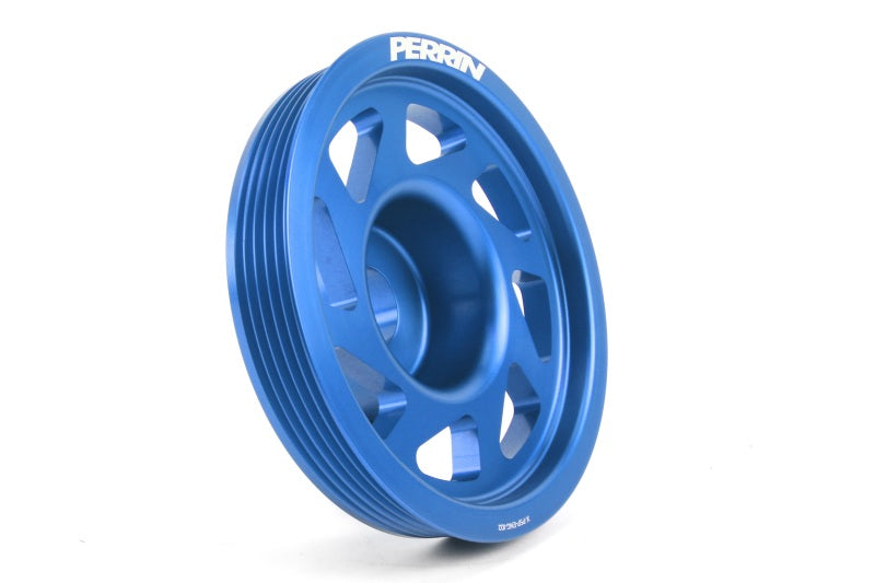 PERRIN 93-11 Subaru Impreza / 04-21 STI / 02-14 WRX EJ-Motoren (NUR ohne Klimaanlage) Kurbelwellenriemenscheibe - Blau