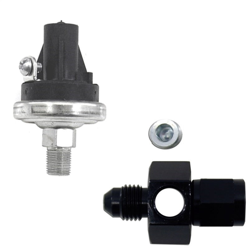 Nitrous Express EFI Kraftstoffdruck-Sicherheitsschalter mit 4AN-Verteiler