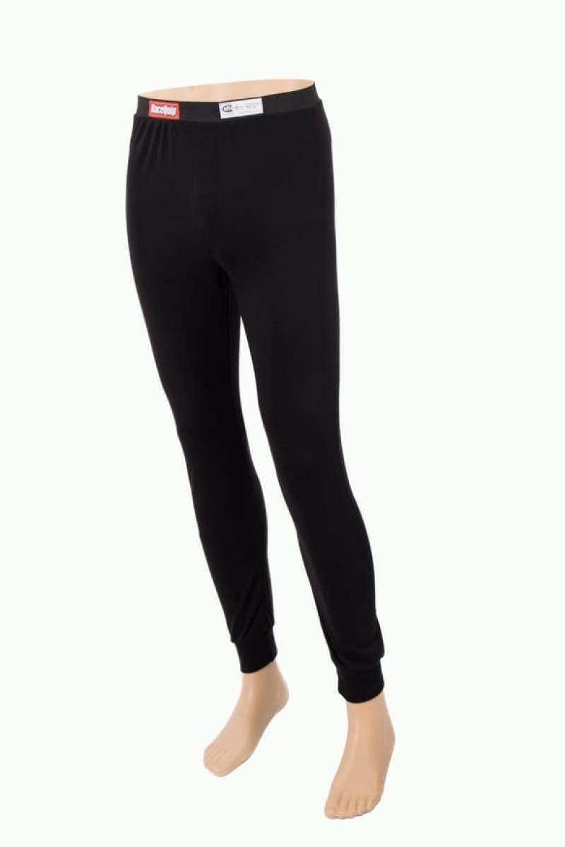 RaceQuip SFI 3.3 Fire Retardant Long John Underwear Bottoms Youth X-Small Black