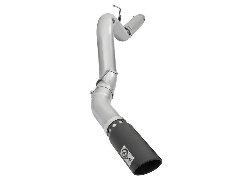 aFe Atlas Exhaust 5in DPF-Back Aluminized Steel w/ Black Tips 16-17 GM Diesel Truck V8-6.6L (td)