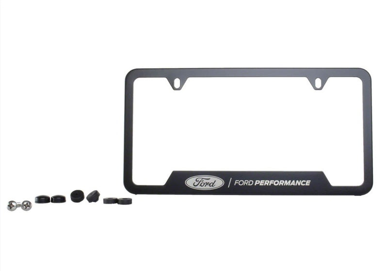 
                      
                        Ford Racing Stainless Steel Ford Performance License Plate Frame - Black
                      
                    