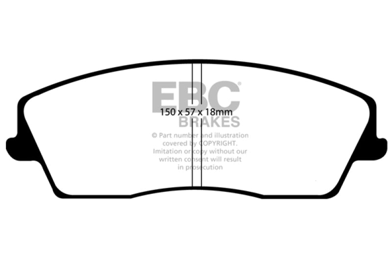 
                      
                        EBC 05-09 Chrysler 300 2.7 Redstuff Front Brake Pads
                      
                    