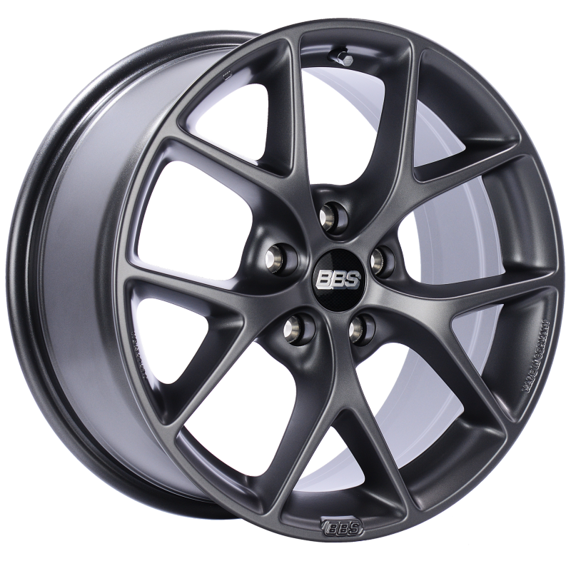 BBS SR 17x8 5x112 ET42 Satin Grey Wheel -82mm PFS/Clip Required