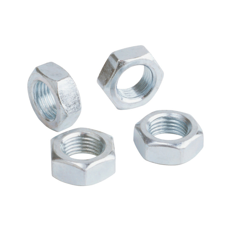 QA1 Jam Nut - 5/16-24 Left Hand - 1/2in Hex 3/16in Wide - Steel - 6 Pack