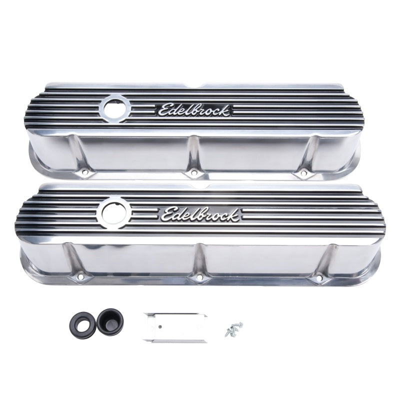 Edelbrock Valve Cover Elite II Series Ford 289-302-351W CI V8 Tall Polished