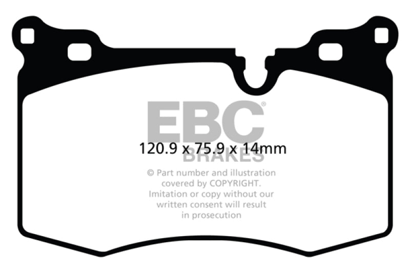 
                      
                        EBC 09-14 Mini Hardtop 1.6 Turbo J.C Works Yellowstuff Front Brake Pads
                      
                    