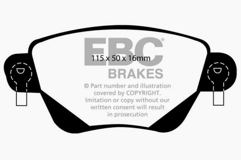 
                      
                        EBC 01-04 Jaguar X-Type 2.5 Redstuff Rear Brake Pads
                      
                    