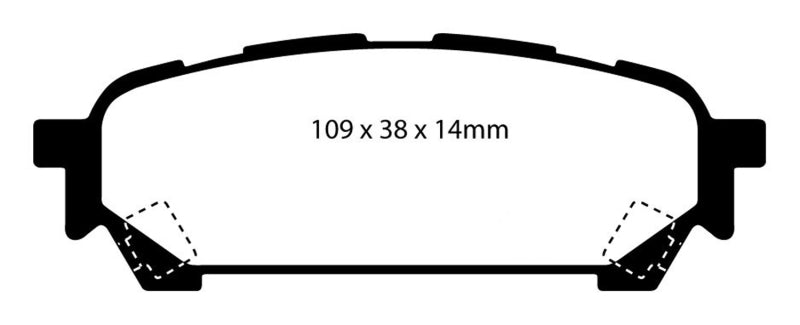 
                      
                        EBC 03-05 Subaru Impreza 2.0 Turbo WRX Bluestuff Rear Brake Pads
                      
                    