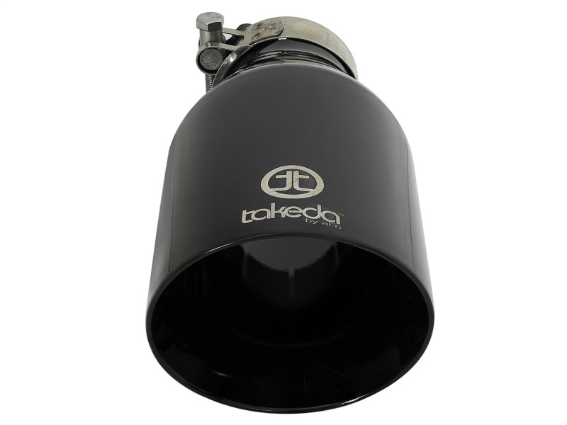 
                      
                        aFe Takeda 409 SS Clamp-On Exhaust Tip 2.5in. Inlet / 4.5in. Outlet / 9in. L - Black
                      
                    