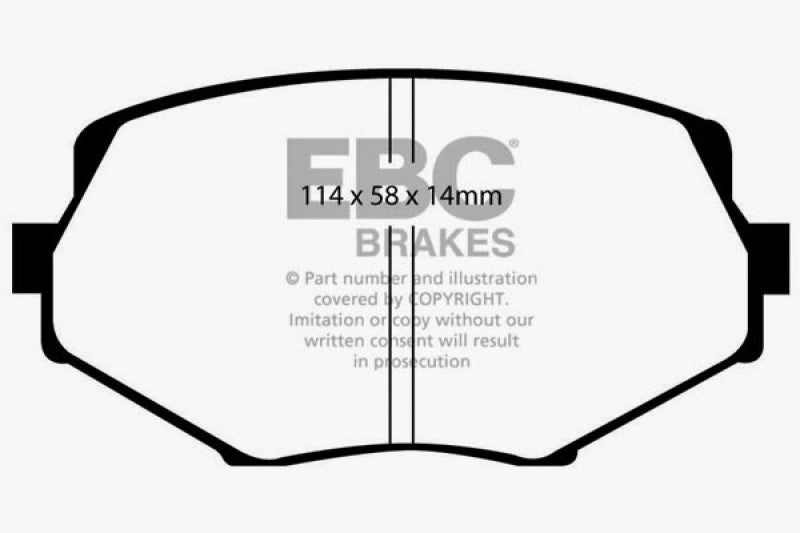 EBC 94-01 Mazda Miata MX-5 Bluestuff Front Brake Pads