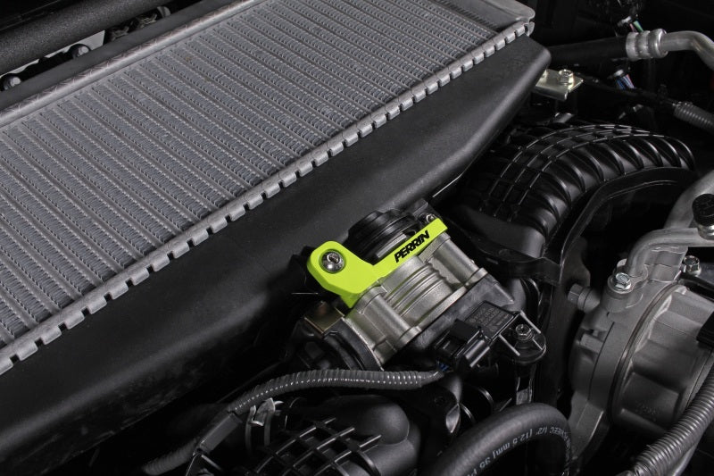 PERRIN 2022+ Subaru WRX/19-23 Ascent/Legacy/Outback Top Mount Ladeluftkühlerhalterung - Neongelb