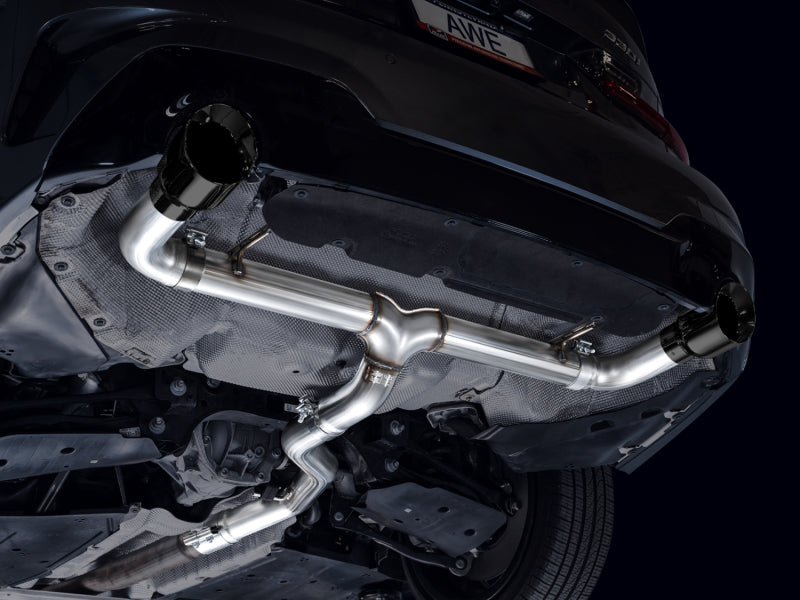
                      
                        AWE 19–23 BMW 330i / 21–23 BMW 430i Base G2X Track Edition Axle Back Auspuff – Diamantschwarz
                      
                    