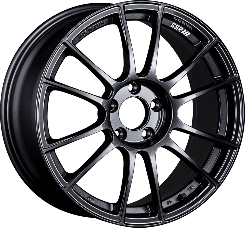 SSR GTX04 19x8.5 5x114.3 38mm Offset Dark Gunmetal Wheel