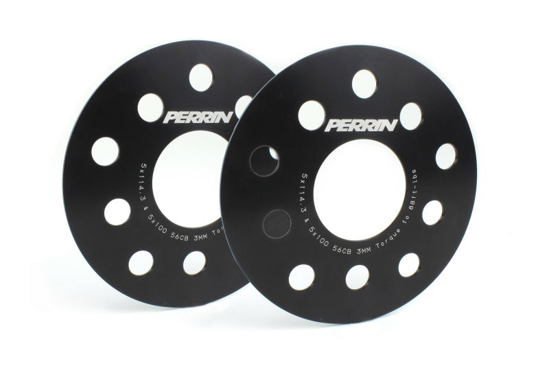 PERRIN Subaru 5x114,3/5x100 3mm Slip-On-Radabstandshalter – mit 56mm-Naben (ohne Bolzen)