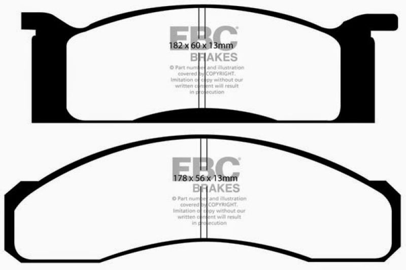 
                      
                        EBC 70 Ford Fairlane 4.1 Yellowstuff Front Brake Pads
                      
                    