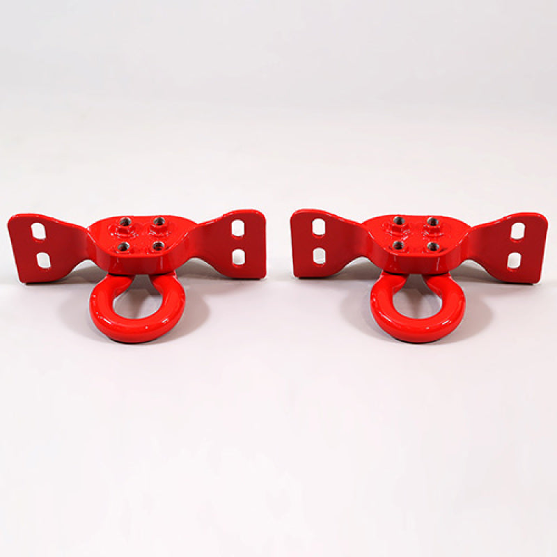 Ford Racing 17-22 Super Duty Abschlepphaken – Rot (Paar)