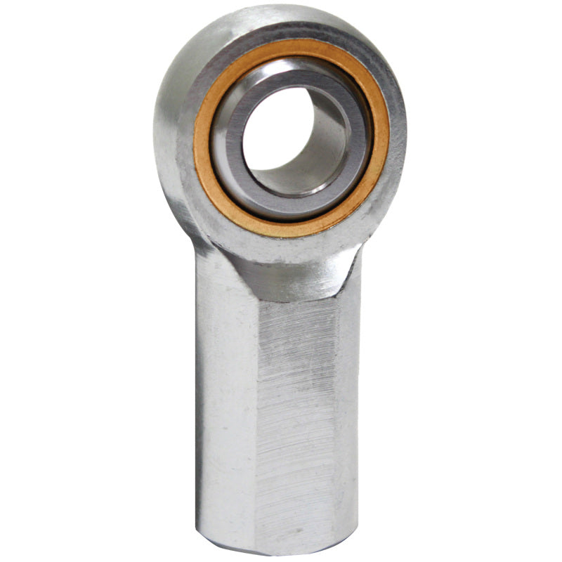 QA1 V Series 3-Pc Rod End - Female/Left Hand - .25in Bore x 1/4-28 - Carbon Steel