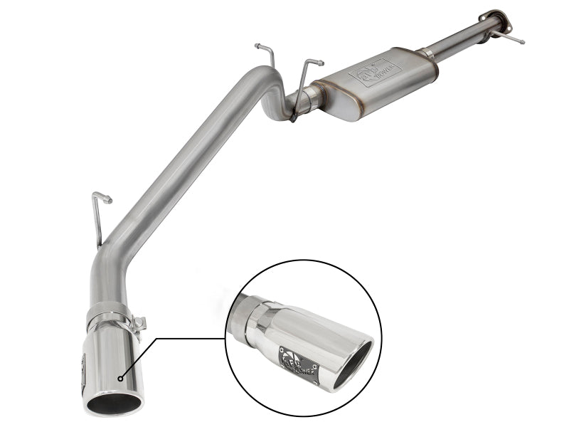 aFe MACH Force-Xp 3.0in 304 SS Cat-Back Exhaust w/ Polished Tip 17-18 GM Colorado/Canyon