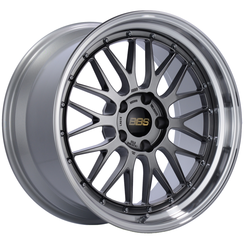 BBS LM 19x9.5 5x120 ET48 Diamond Black Center Diamond Cut Lip Wheel -82mm PFS/Clip Required