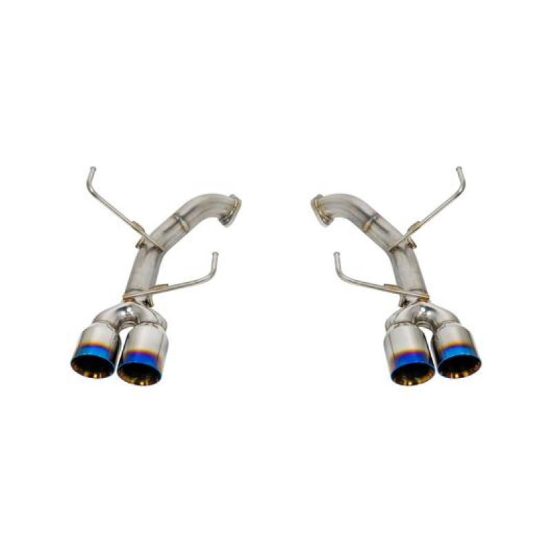 Remark 11-14 Subaru WRX/STI GR (GV) Sedan Axle Back Exhaust w/Burnt Stainless Steel Double Wall Tip