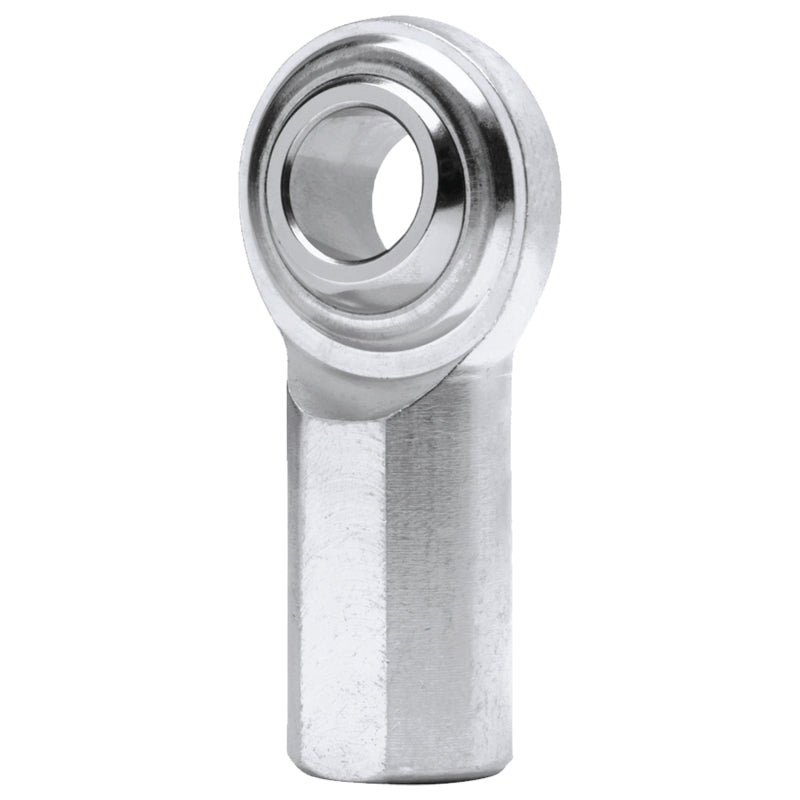 QA1 G Series 2-Pc Rod End - Female/Right Hand - 6mm Bore x M6x1.0 - Stainless Steel w/PTFE