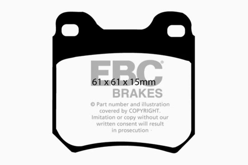 EBC 2000 Saturn LS2 3.0L Bluestuff Rear Brake Pads