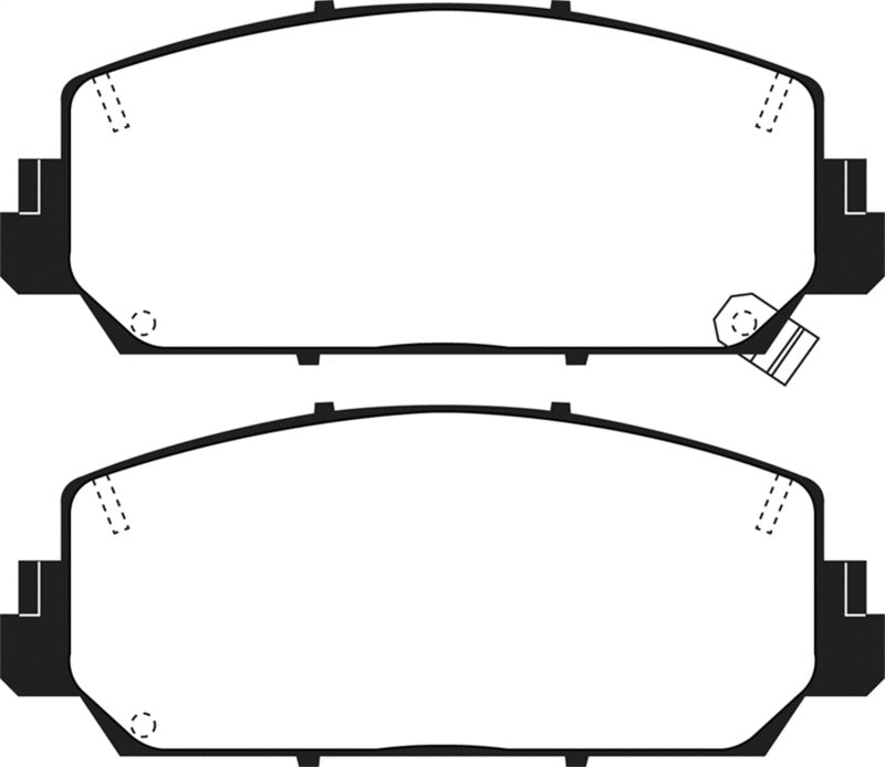 EBC 16+ Acura ILX 2.4 Greenstuff Front Brake Pads