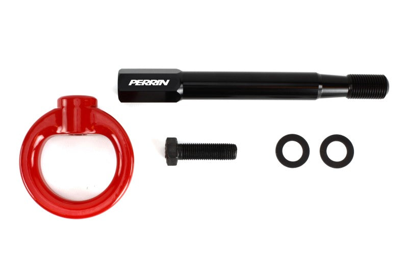 PERRIN 08-14 Subaru WRX/STI Sedan Abschlepphaken-Set (hinten) – Rot