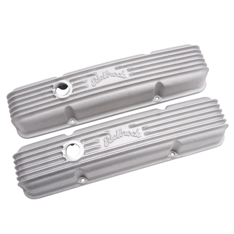 
                      
                        Edelbrock Valve Cover Classic Series Chevrolet 1959-1986 262-400 CI V8 w/ Breather Holes Satin
                      
                    