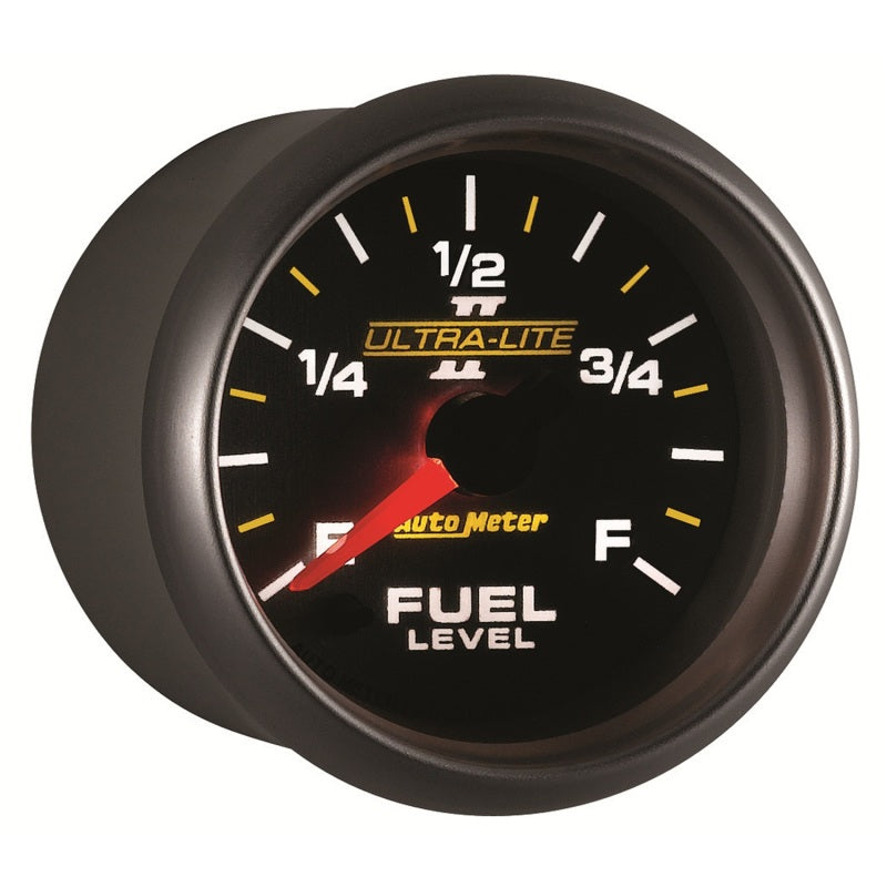 
                      
                        Autometer Ultra-Lite II 2-1/16in 0-280 Ohm Programmable Fuel Level Gauge
                      
                    