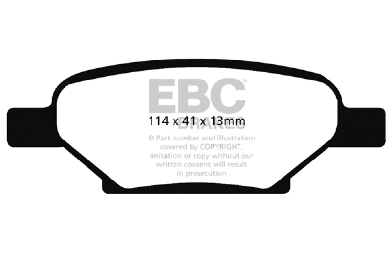 
                      
                        EBC 04-06 Chevrolet Cobalt 2.0 Supercharged Redstuff Rear Brake Pads
                      
                    