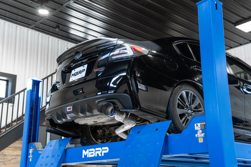 MBRP 15-21 Subaru WRX 2.0L/STI 2.5L/ 11-14 Sed. 3in Cat-Back Single Rear Exit w/ Burnt End Tips-T304