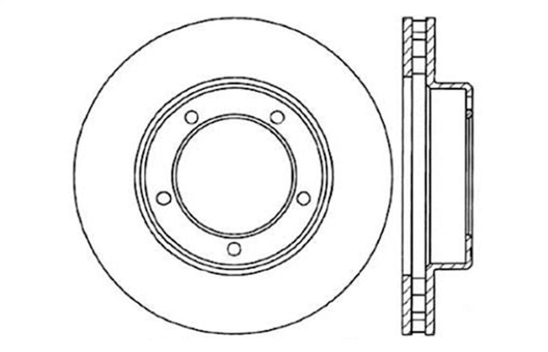 StopTech Drilled Sport Brake Rotor