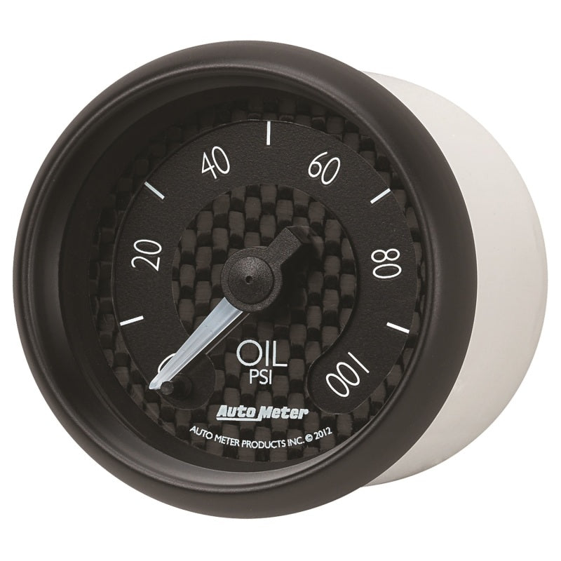 
                      
                        Autometer GT Series 52mm Full Sweep Electronic 0-100 PSI Oil Pressure Gauge
                      
                    