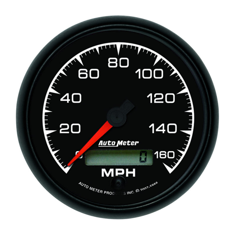 Autometer ES 85.7mm In-Dash Speedometer Elec. Programmable 160mph Gauge