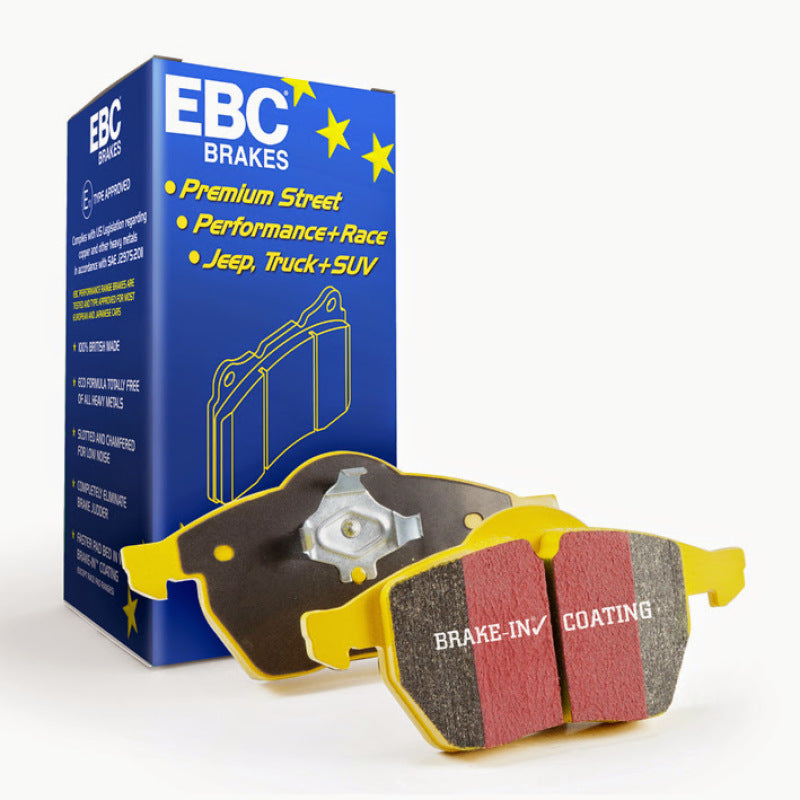 
                      
                        EBC 86-89 Mazda RX7 2.4 (1.3 Rotary)(Vented Rear Rotors) Yellowstuff Front Brake Pads
                      
                    