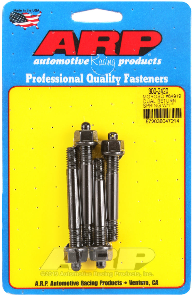 ARP Moroso 64919 Dual Return Spring w/ 1in Spacer Plate Pro Series Carb Stud Kit