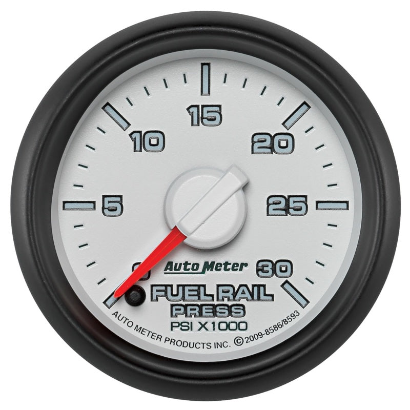 Autometer Factory Match Diesel Fuel  Rail Pressure Gauge 52.4mm 0-30K PSI SE, Cummins 6.7 L, Dodge